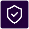 Security shield checkmark icon