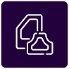 Car window glass icon